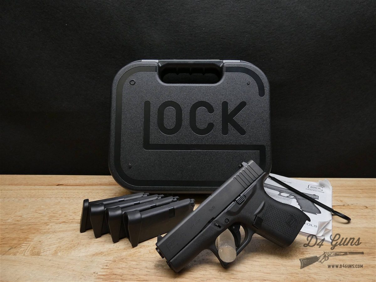 Glock 43 - 9mm - w/ 4 Mags & More - CCW - Austrian - Single Stack - G43-img-1