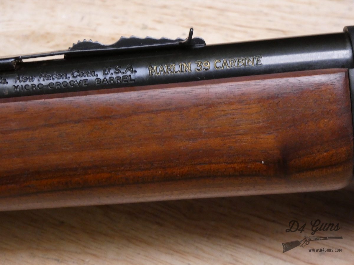 Marlin 39 Carbine - .22 S/L/LR - 1964 - JM Stamp - ¾ Length Mag Tube - RARE-img-6