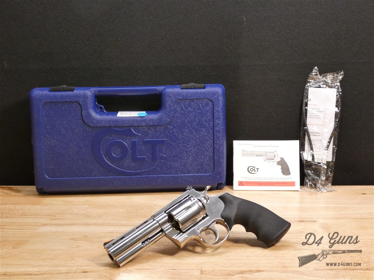 Colt Anaconda - .44 Mag - w/ OG Case - XLNT Snake Gun - New Production!-img-1