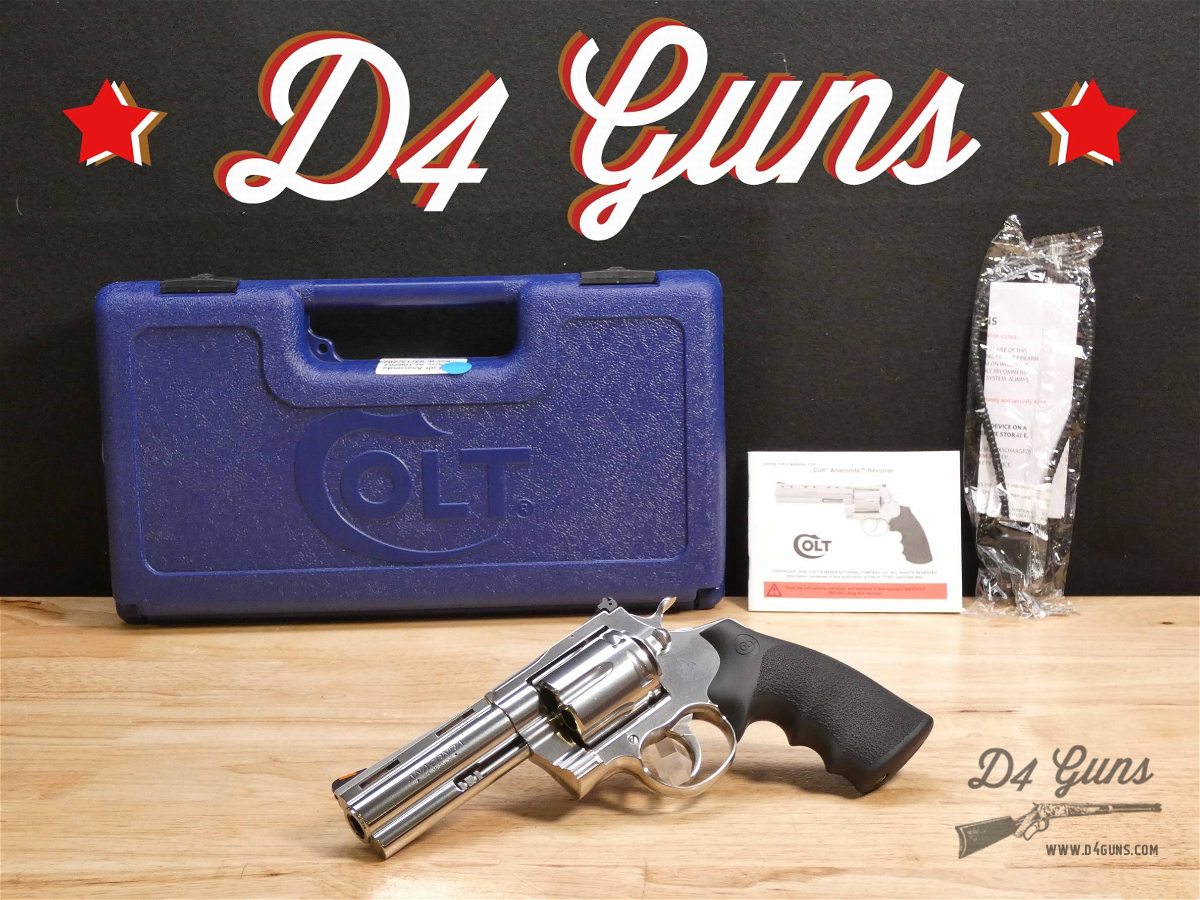 Colt Anaconda - .44 Mag - w/ OG Case - XLNT Snake Gun - New Production!-img-0