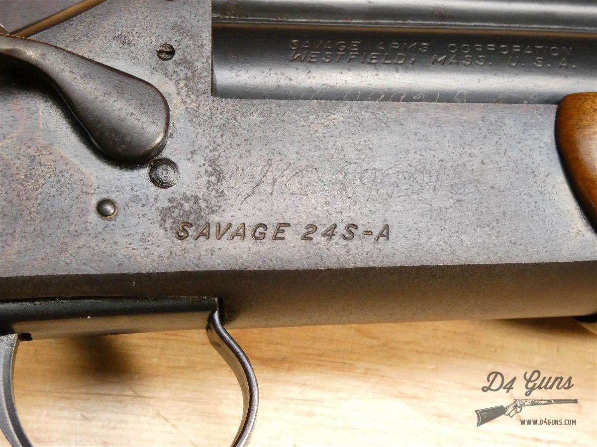 Savage Arms 24S-A - .22 LR & 20 ga - 24 SA - 22lr - Combo Hunting Gun-img-35