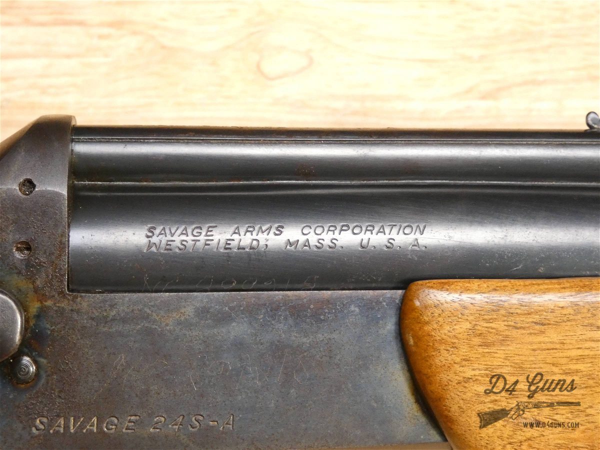 Savage Arms 24S-A - .22 LR & 20 ga - 24 SA - 22lr - Combo Hunting Gun-img-36