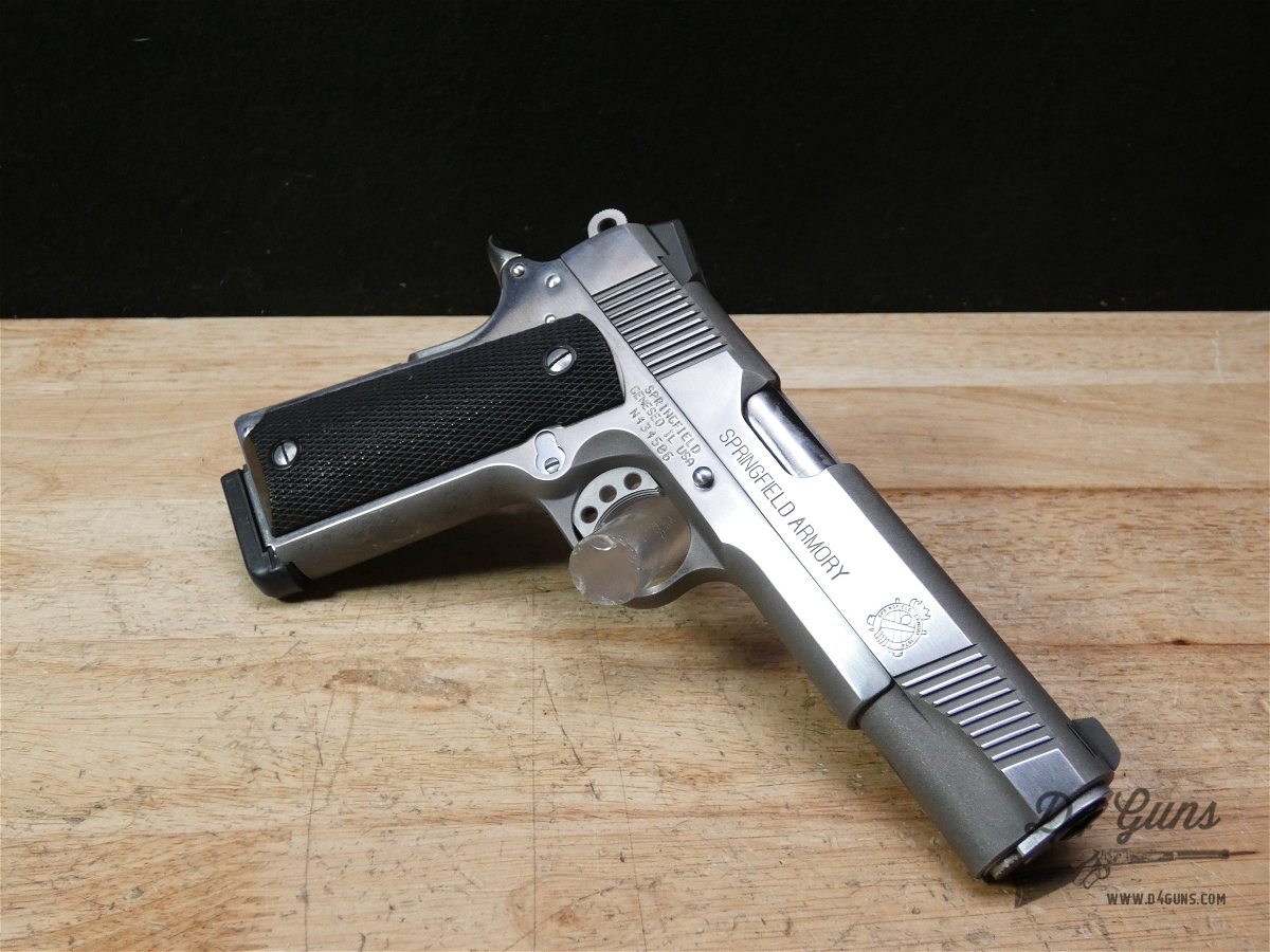 Springfield 1911-A1 - .45 ACP - Stainless - M1911A1 -  Brazil - w/ 2 Mags-img-27