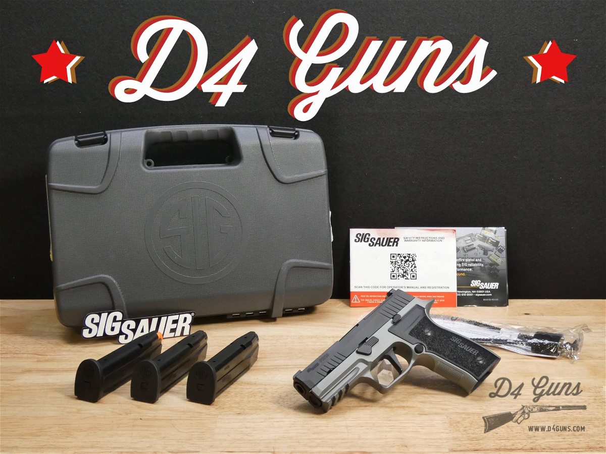 Sig Sauer P320 AXG Carry - 9mm - OG Case & 3 Mags! - Mfg. 2023 - CCW-img-0