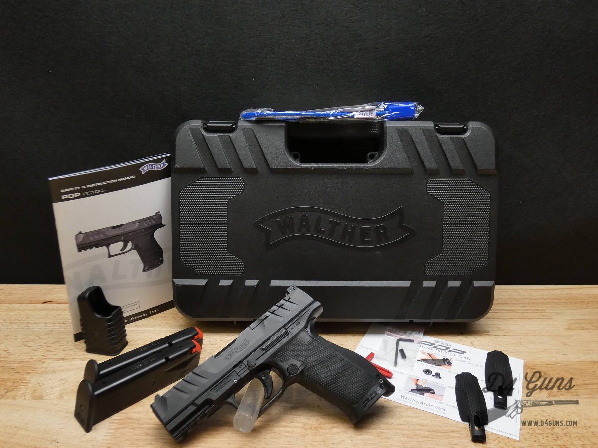 Walther PDP Full Size - 9mm - OG Case - 2 Mags + Extras -2022 -Optics Ready-img-1