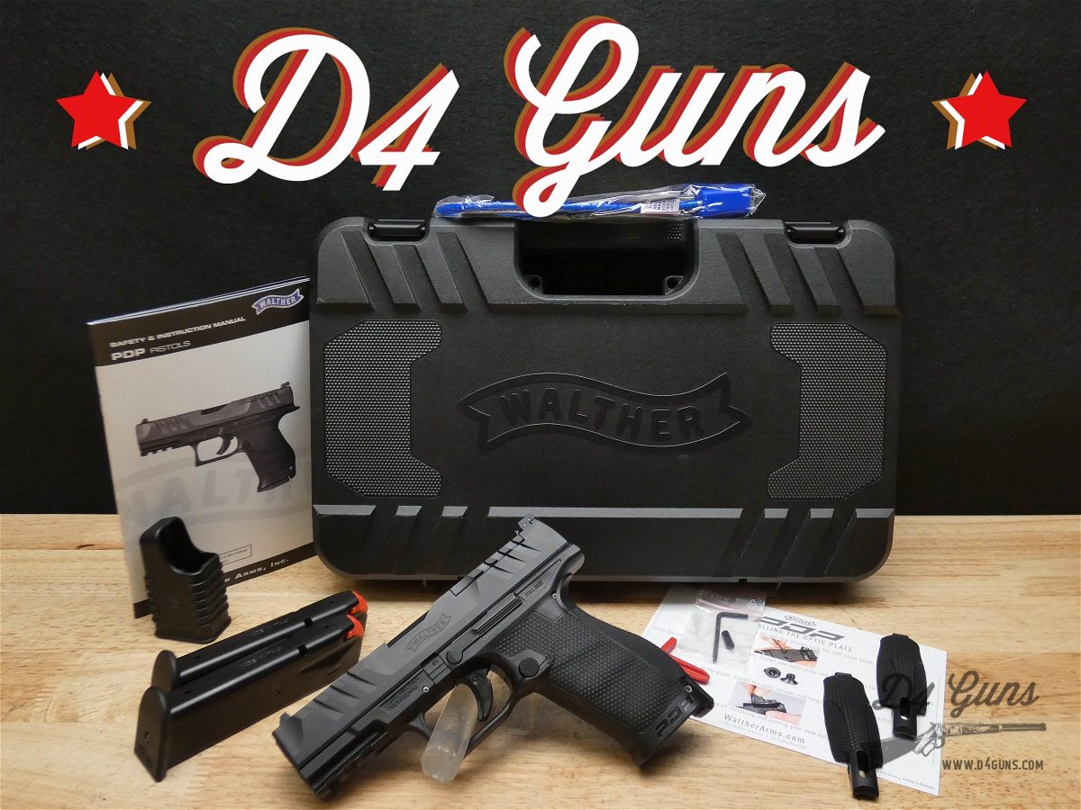 Walther PDP Full Size - 9mm - OG Case - 2 Mags + Extras -2022 -Optics Ready-img-0
