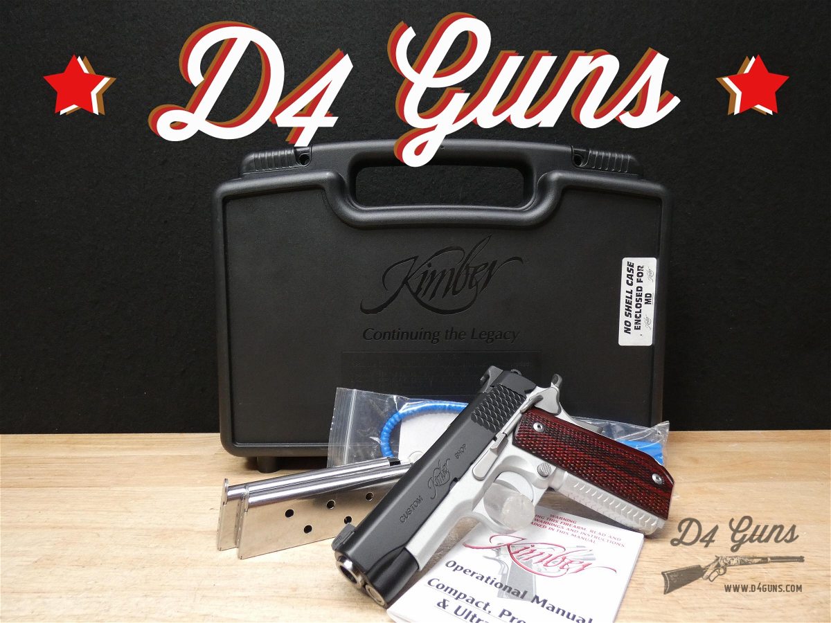 Kimber Super Carry Pro 1911 - .45 ACP - w/ OG Case + More - Two-Tone - CCW-img-0