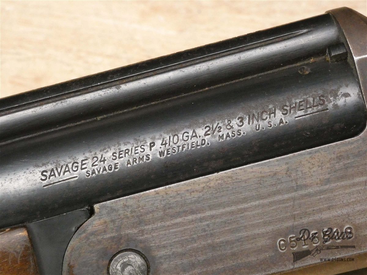 Savage Arms 24 Series P - .22 LR & .410 Gauge - Combination Rifle / Shotgun-img-47