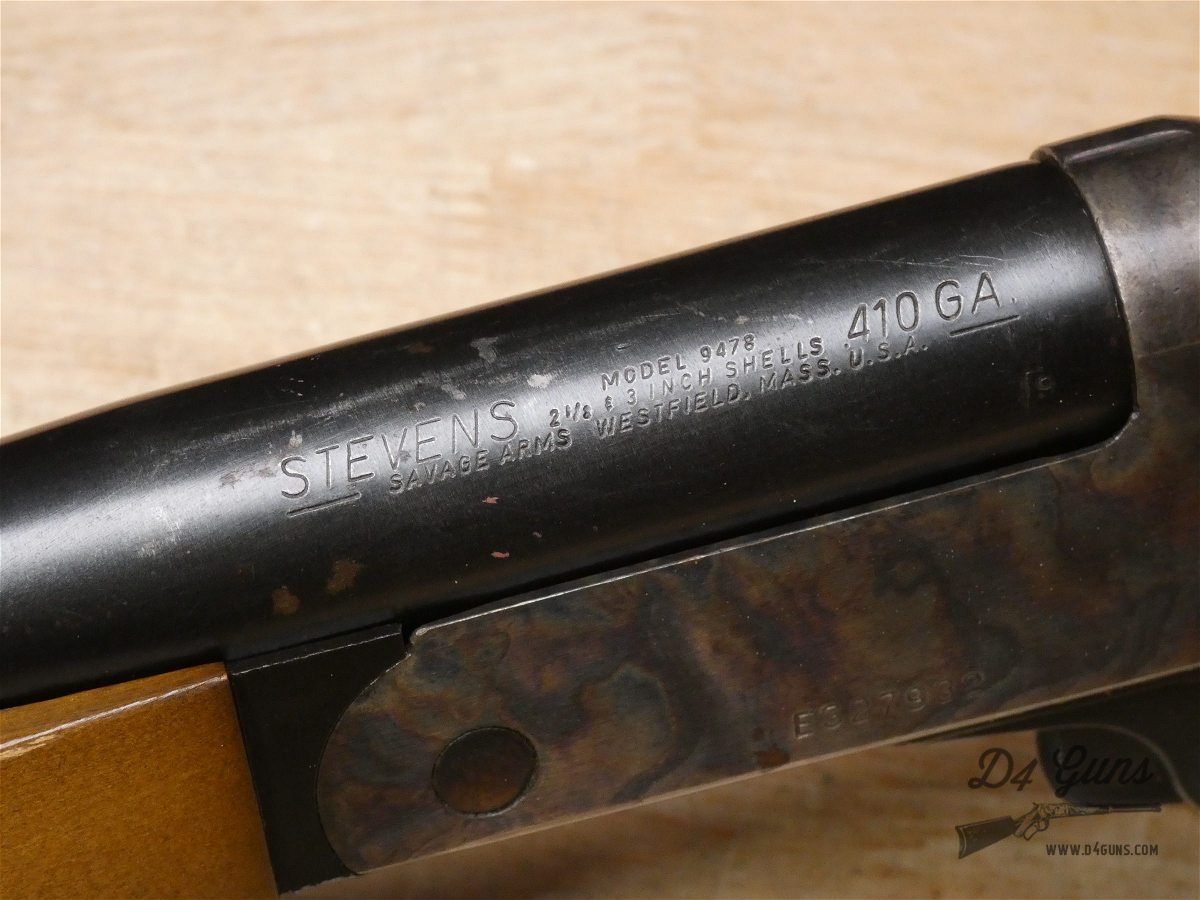 Savage Stevens Model 9478 - .410 Gauge - Single Shot Shotgun - Sub-Gauge-img-48