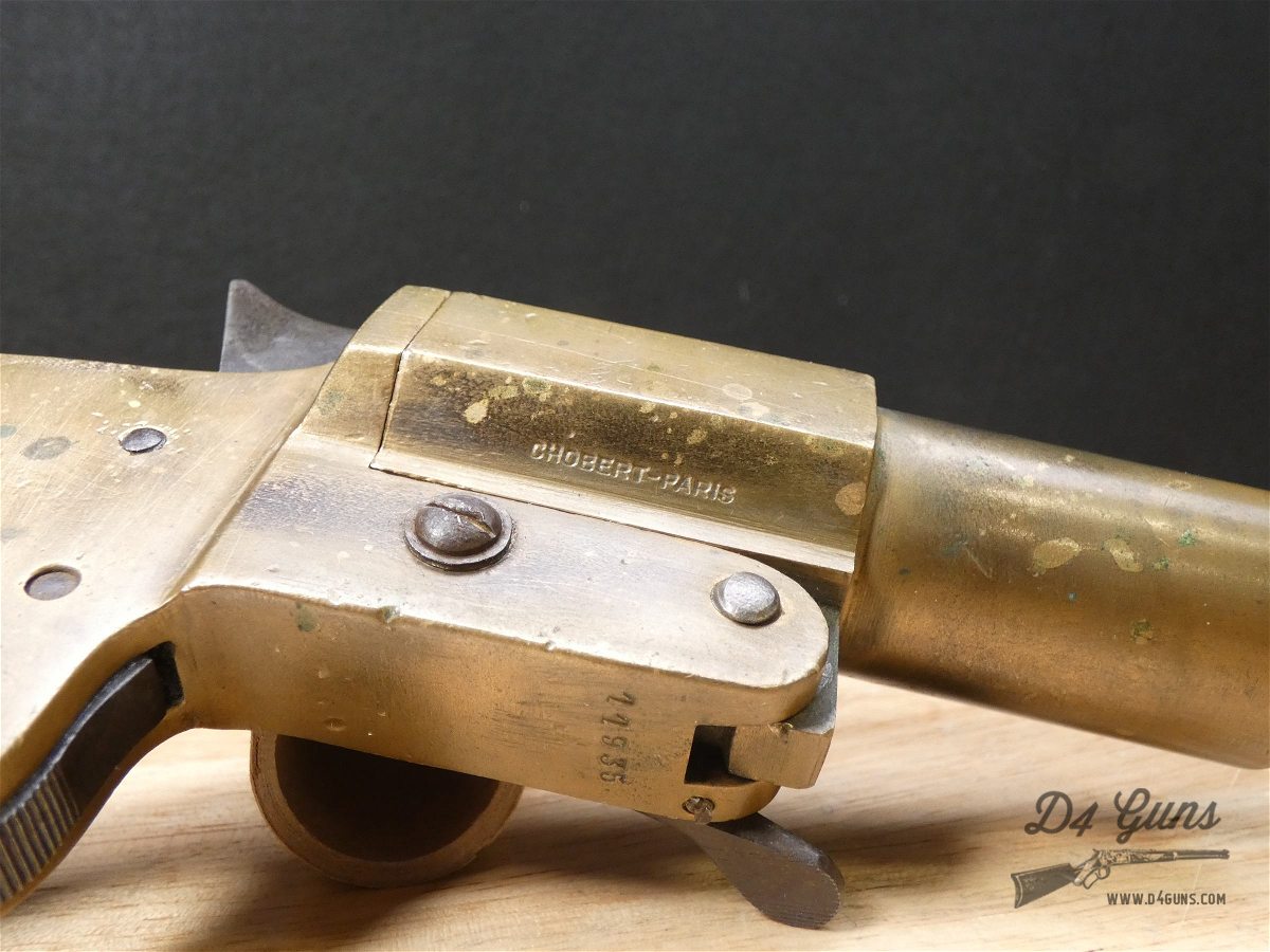French Flare Pistol by Chobert - Model 1917 - 25mm  - WW1 - RARE!-img-18