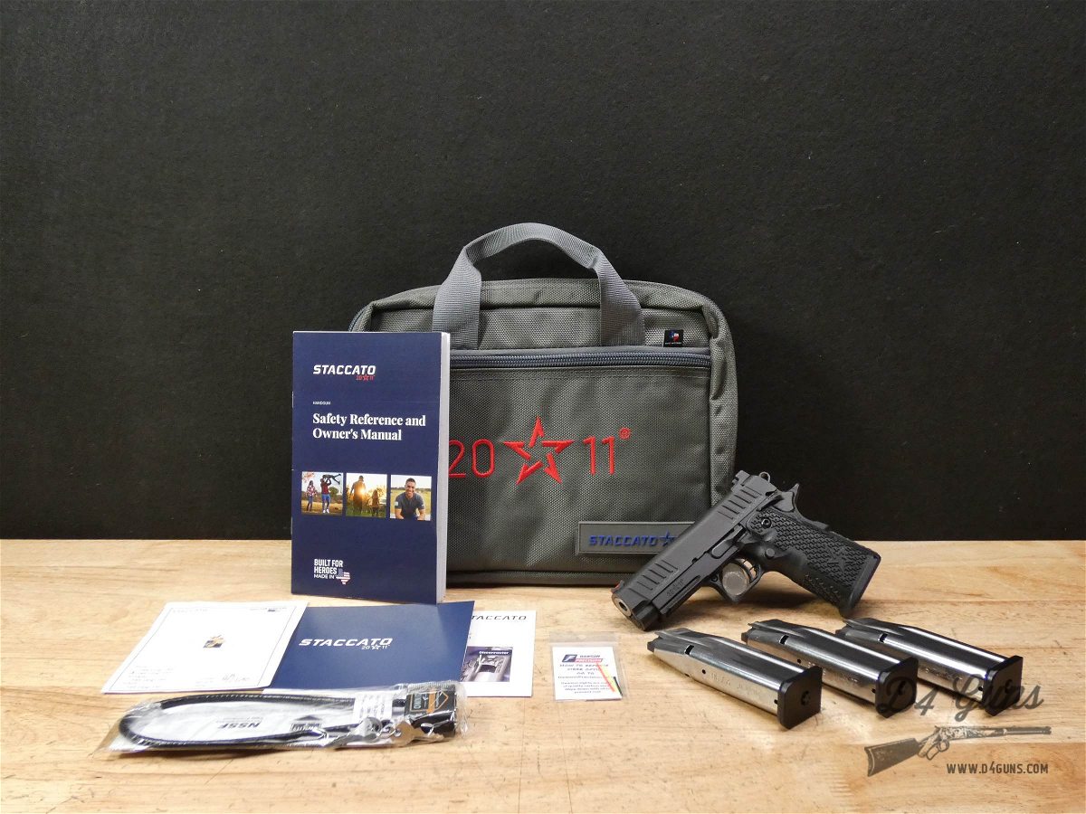 Staccato C2 2011 - 9mm - STI - CCW - 1911 - 3 Mags - w/ Case & More!-img-1