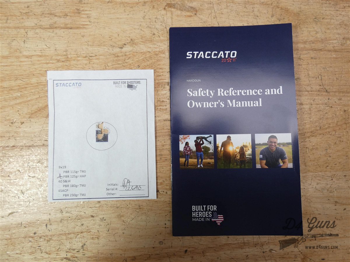 Staccato C2 2011 - 9mm - STI - CCW - 1911 - 3 Mags - w/ Case & More!-img-35