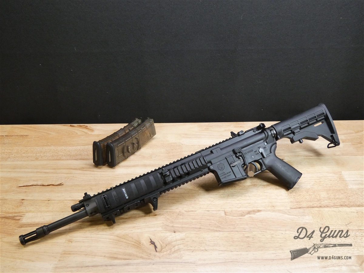 Ruger SR-556 - 5.56 NATO - w/ Coupled Mags!- 45 Degree Offsets! AR-15 -AR15-img-1