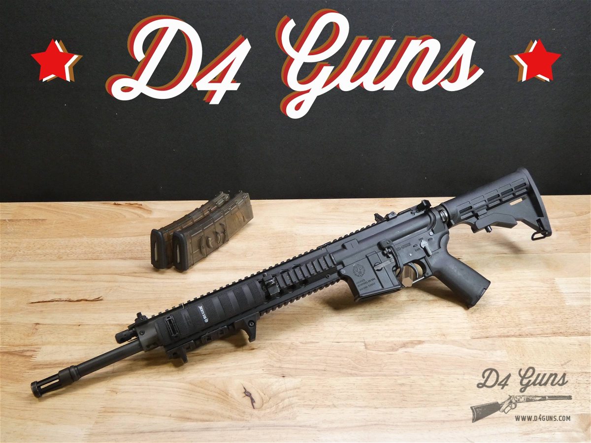 Ruger SR-556 - 5.56 NATO - w/ Coupled Mags!- 45 Degree Offsets! AR-15 -AR15-img-0