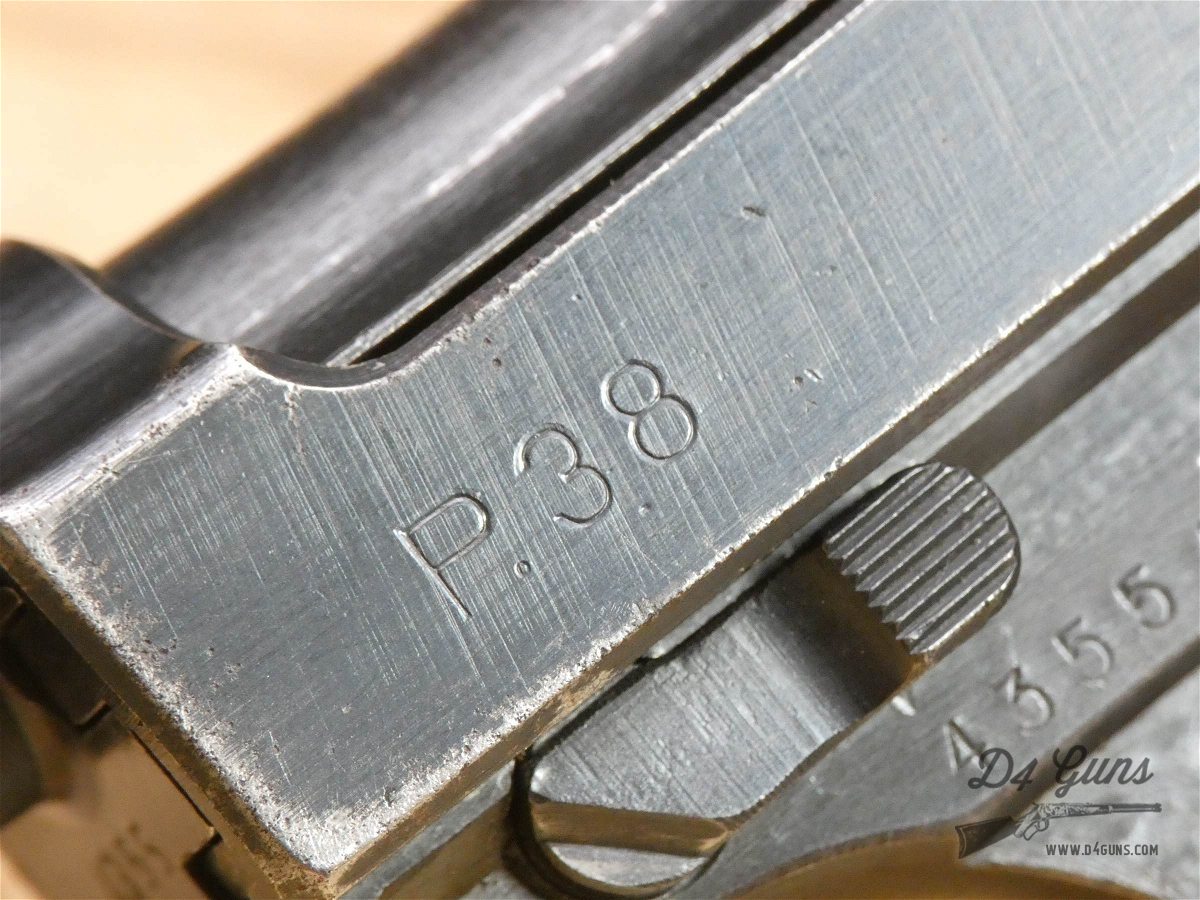Walther P.38 AC 43 - 9mm - German WWII Stamps - MFG 1943 - P38 -img-22