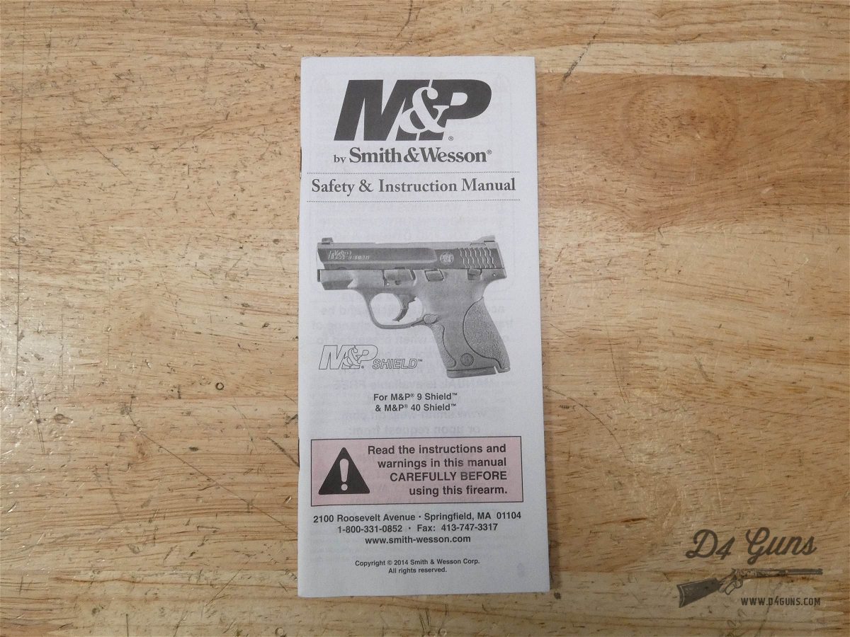 Smith & Wesson M&P40 Shield - .40 S&W - S&W M&P - CCW - w/ Case & 2 Mags!-img-34