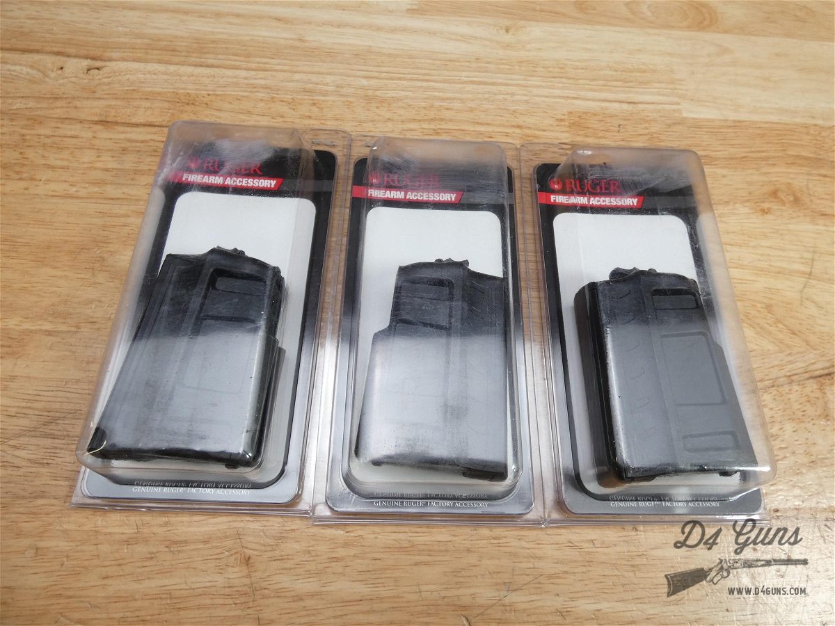Ruger American .450 Bushmaster 3 Round Magazines - LOT of 3 -img-2