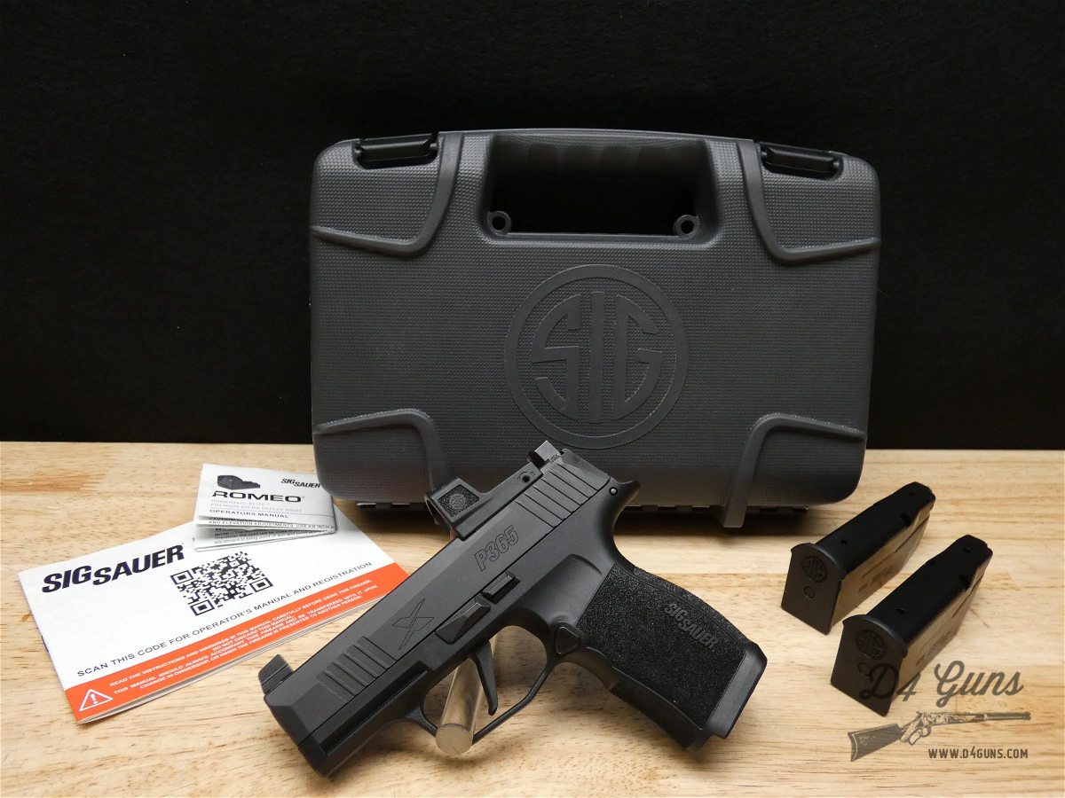 Sig Sauer P365 X - 9mm - w/ OG Case - 2 Mags - Conceal Carry - CCW - Optic-img-1