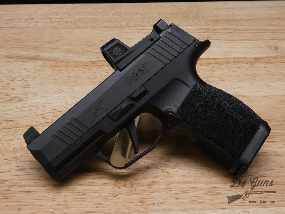 Sig Sauer P365 X - 9mm - w/ OG Case - 2 Mags - Conceal Carry - CCW - Optic-img-2