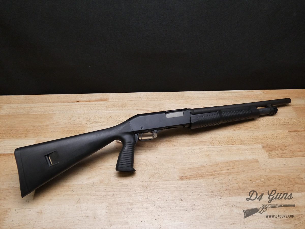 Savage Stevens Model 320 Security - 12 Ga - Pistol Grip - Synthetic - 5+1-img-10