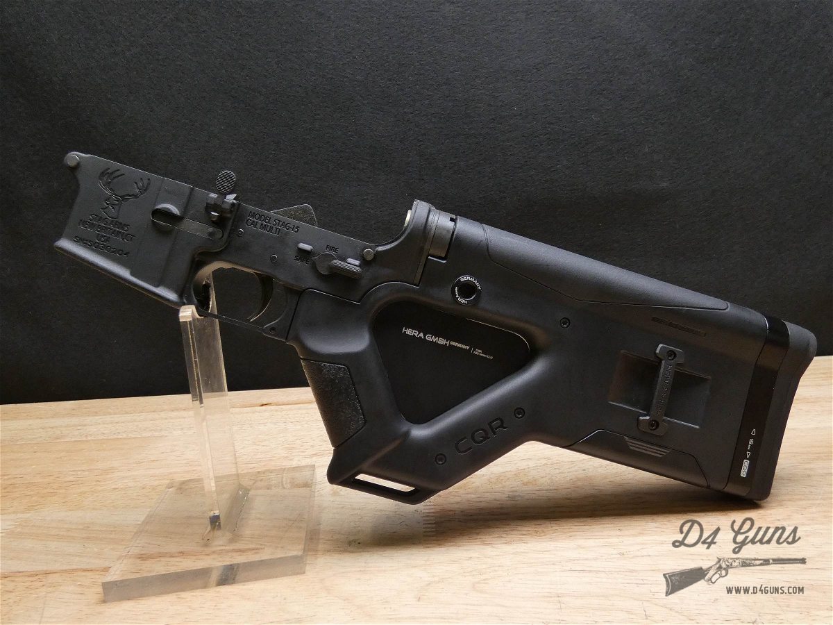 Stag Arms Stag-15 Complete Lower - AR-15 - HERA CQR Featureless Stock AR15 -img-1