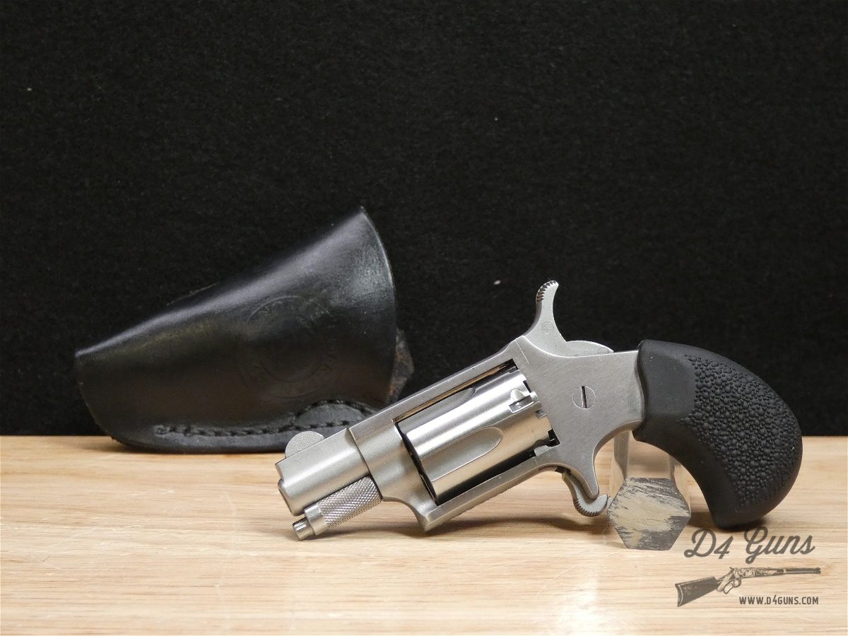 North American Arms Mini Revolver- .22 LR - NAA - Mouse Gun- w/ Holster-img-1