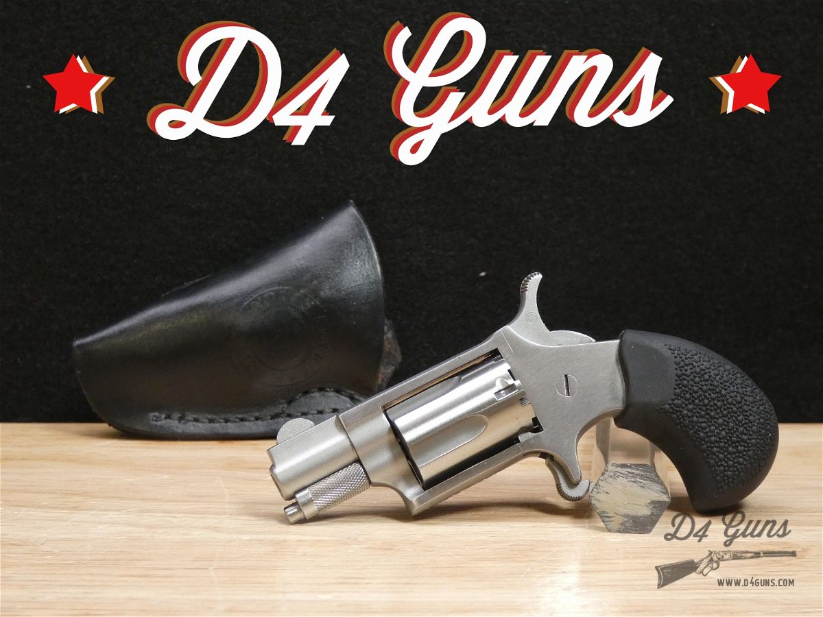 North American Arms Mini Revolver- .22 LR - NAA - Mouse Gun- w/ Holster-img-0