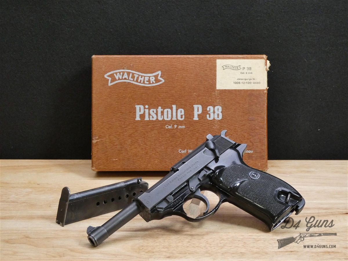 Walther P38 - 9mm- Commercial P1 - Box + Mag - Service pistol - Post war P1-img-1