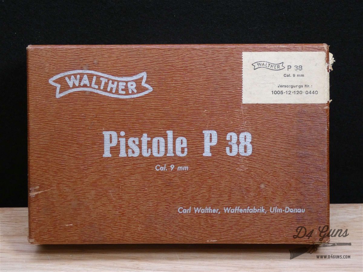 Walther P38 - 9mm- Commercial P1 - Box + Mag - Service pistol - Post war P1-img-30