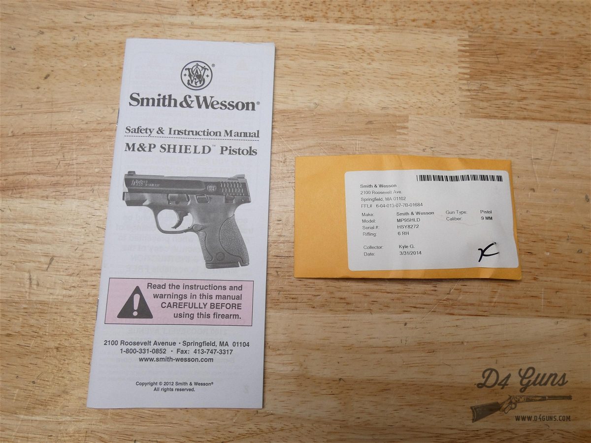 Smith & Wesson M&P9 Shield TLCI - 9mm - S&W - M&P-9 - w/ OG Box & 2 Mags -img-28