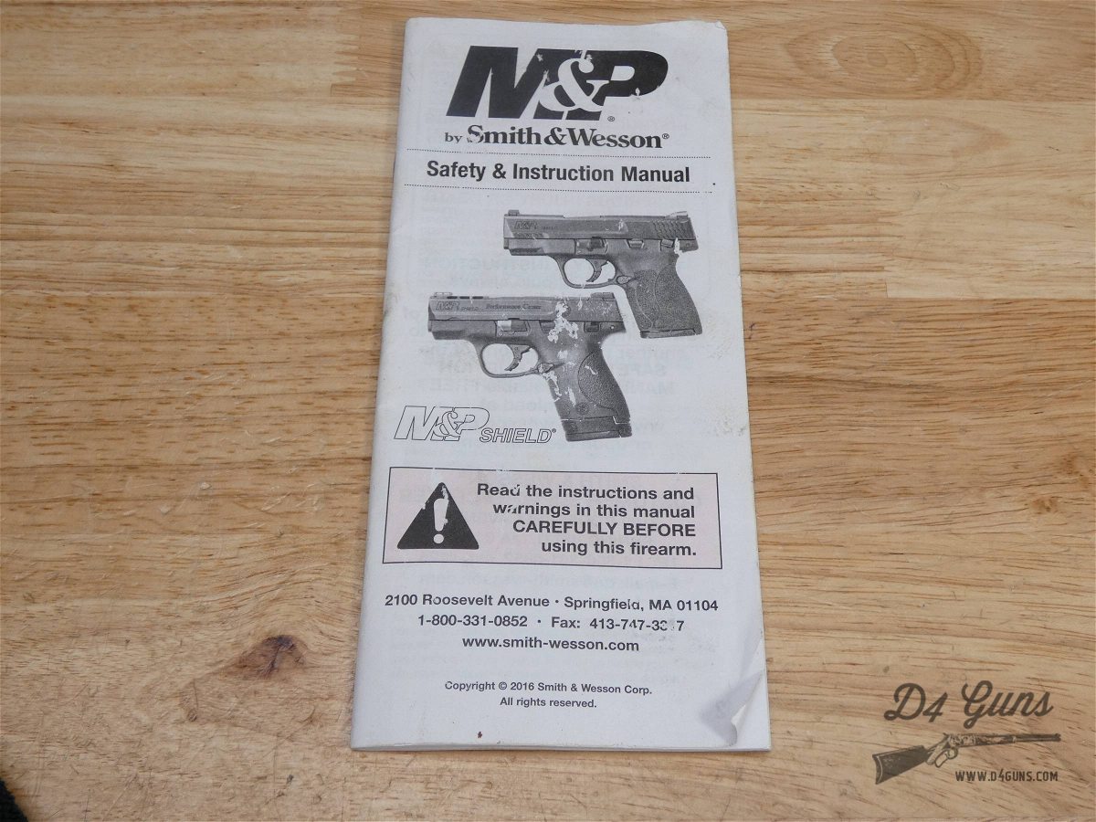 Smith & Wesson M&P45 Shield - .45 ACP - S&W M&P 45 Auto - w/ Box & 2 Mags-img-29
