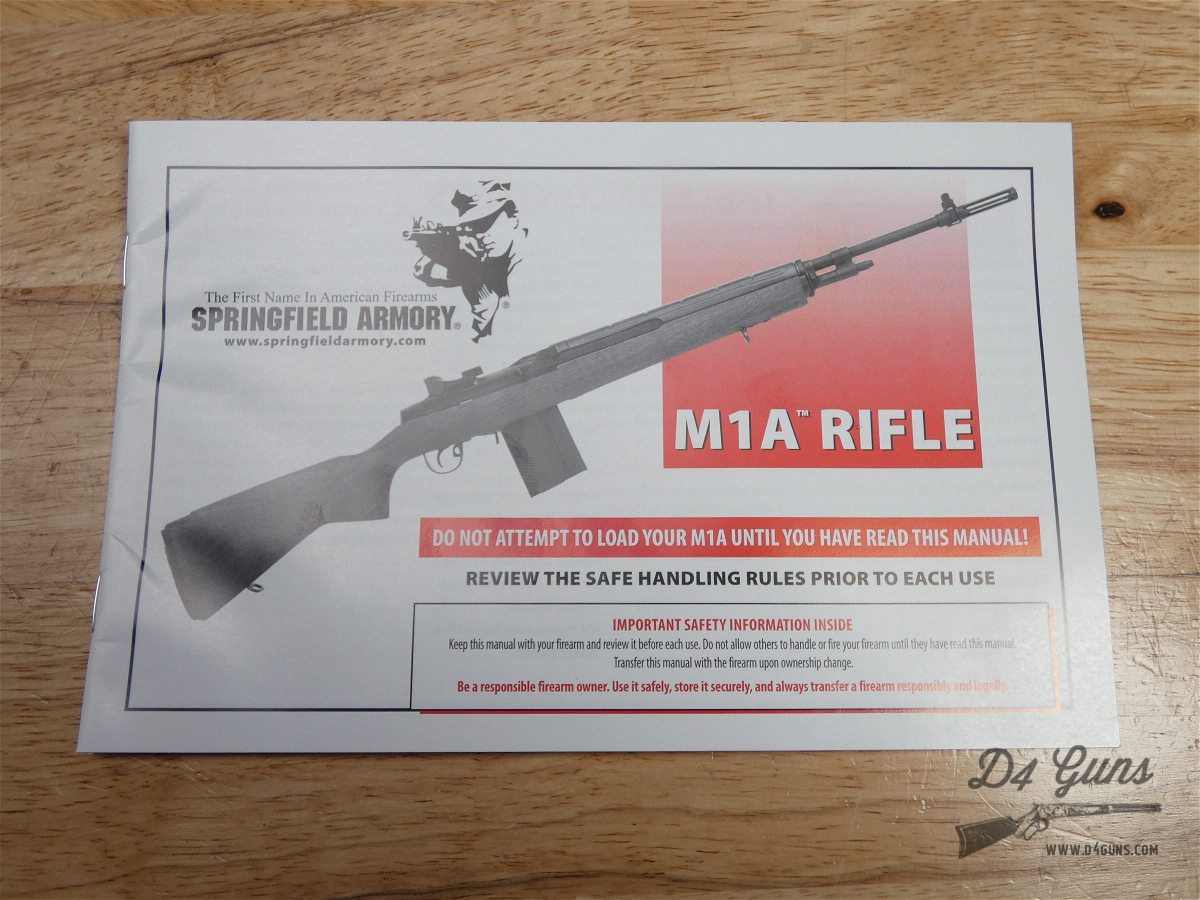 Springfield M1A Scout Squad - .308 Win - M14 - SA - w/ OG Case & 5 Mags!-img-40