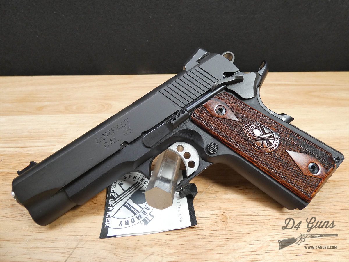 Springfield 1911 LW Compact RO - .45 ACP - Case + 6 Mags - Range Officer-img-2