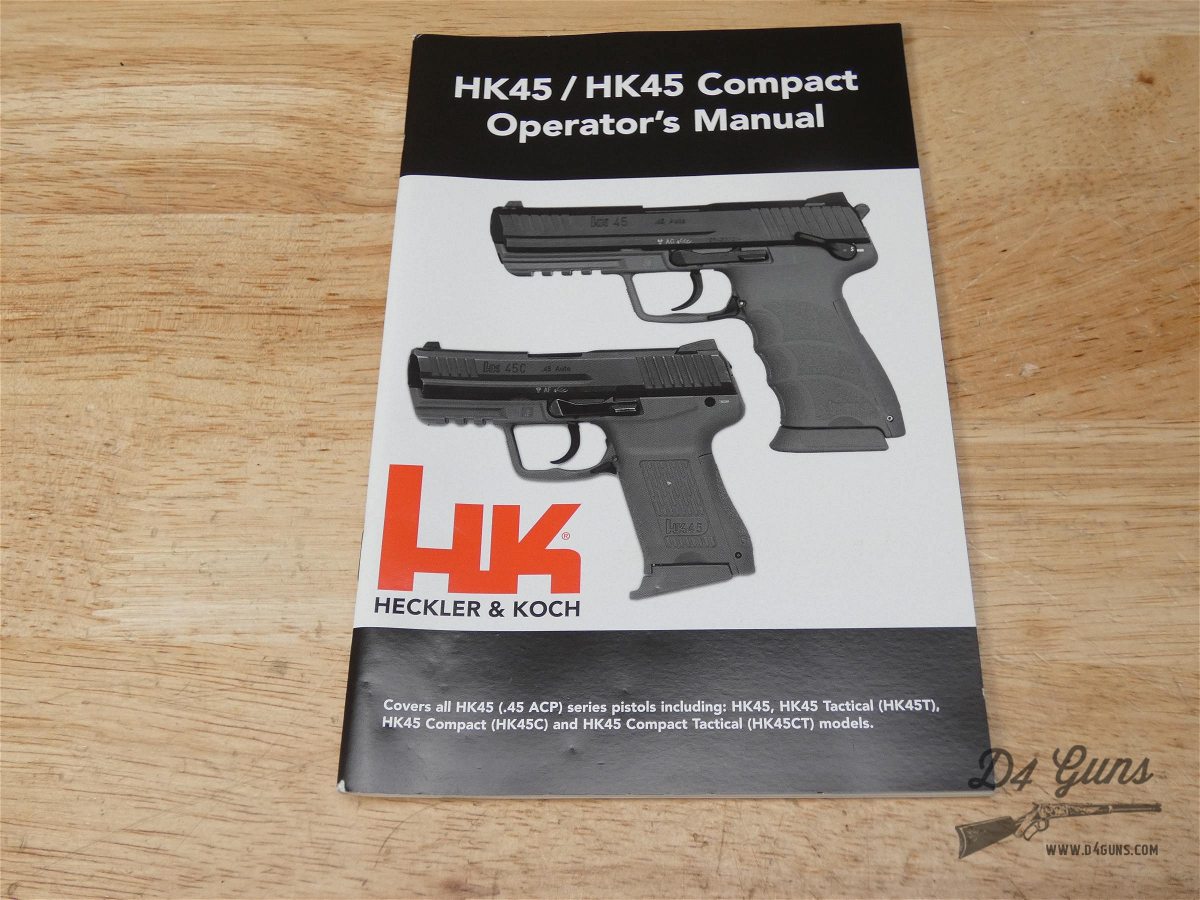 Heckler & Koch HK45 V1 - .45 ACP - w/ 3 Mags - HK - H&K 45 - OG Case & More-img-42