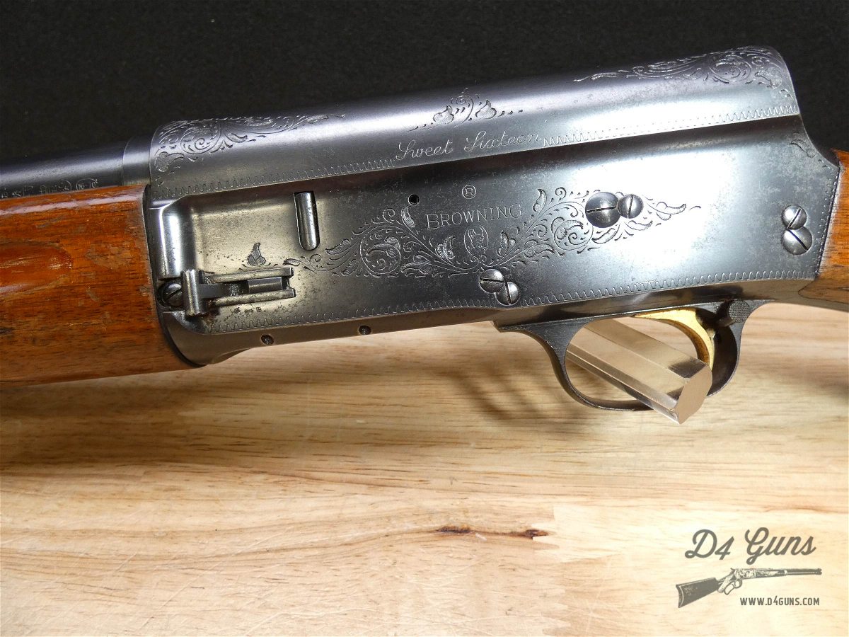 Browning A5 Sweet Sixteen - 16 Gauge - FN Auto 5 - MFG 1955 - Round Knob-img-6