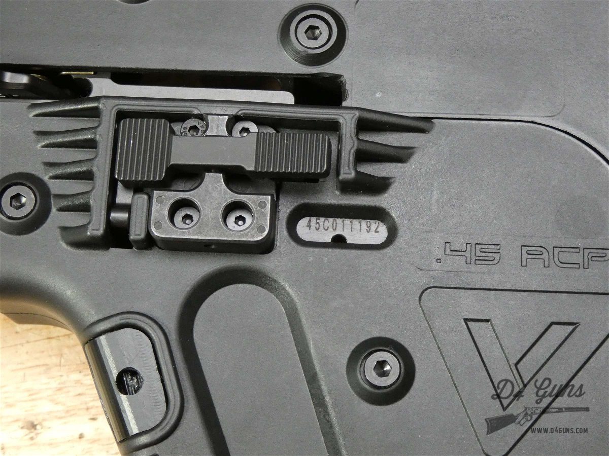 Kriss Vector CRB - .45 ACP - PCC - Faux Suppressor - 3 Glock Mags & Manual-img-47
