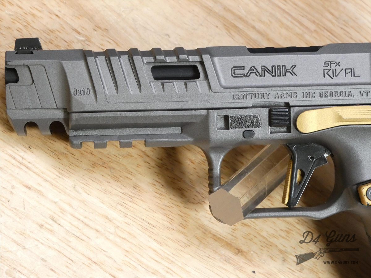 Canik SFx Rival - 9mm - w/ 2 Mags + Case & Holster - Optics Ready - LOOK! -img-4