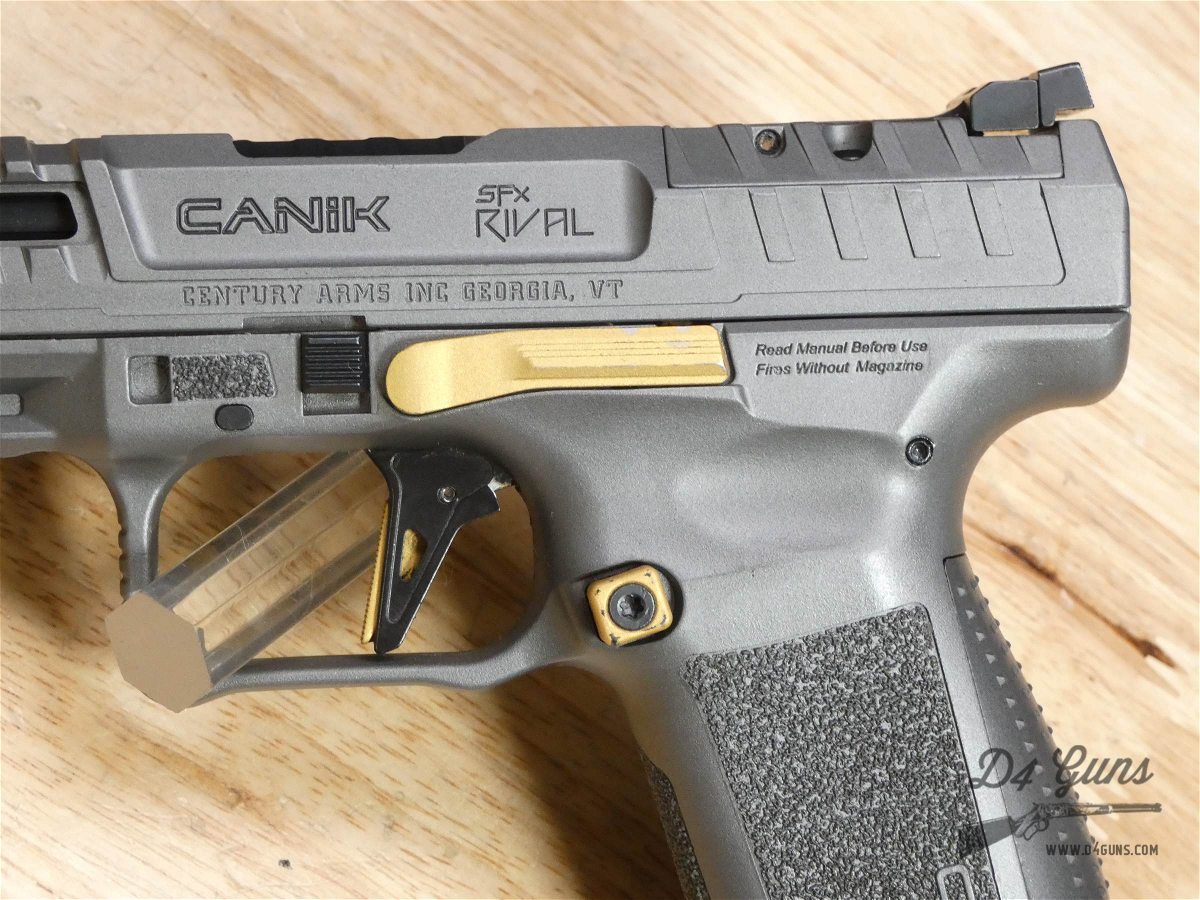 Canik SFx Rival - 9mm - w/ 2 Mags + Case & Holster - Optics Ready - LOOK! -img-5