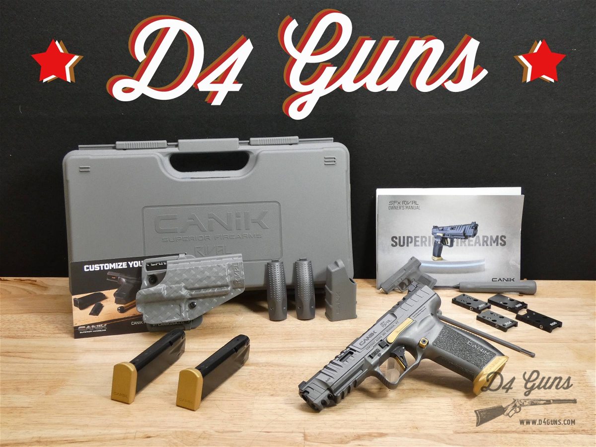 Canik SFx Rival - 9mm - w/ 2 Mags + Case & Holster - Optics Ready - LOOK! -img-0