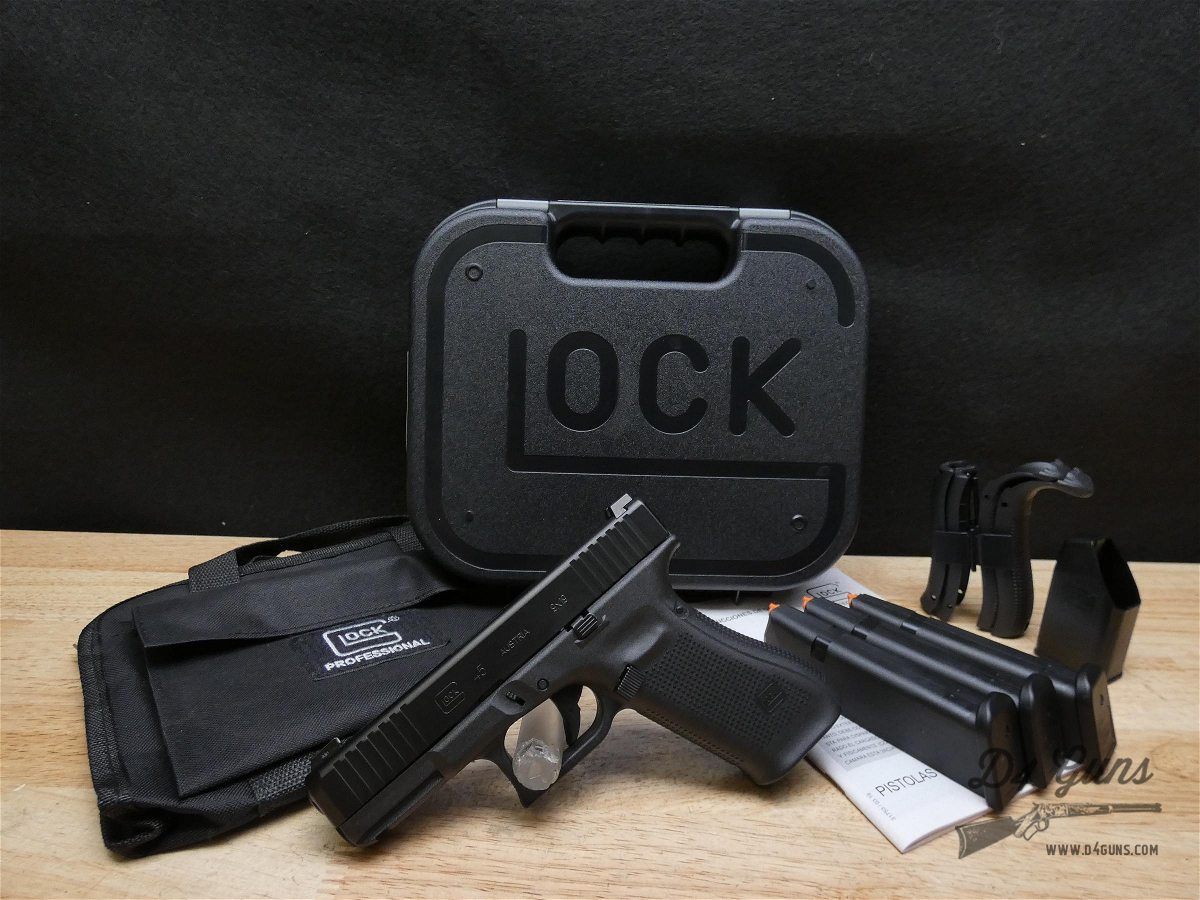  Glock 45 - 9mm - w/ 3 Mags & OG Case - G45 Gen 5 - Night Sights - Austria-img-1