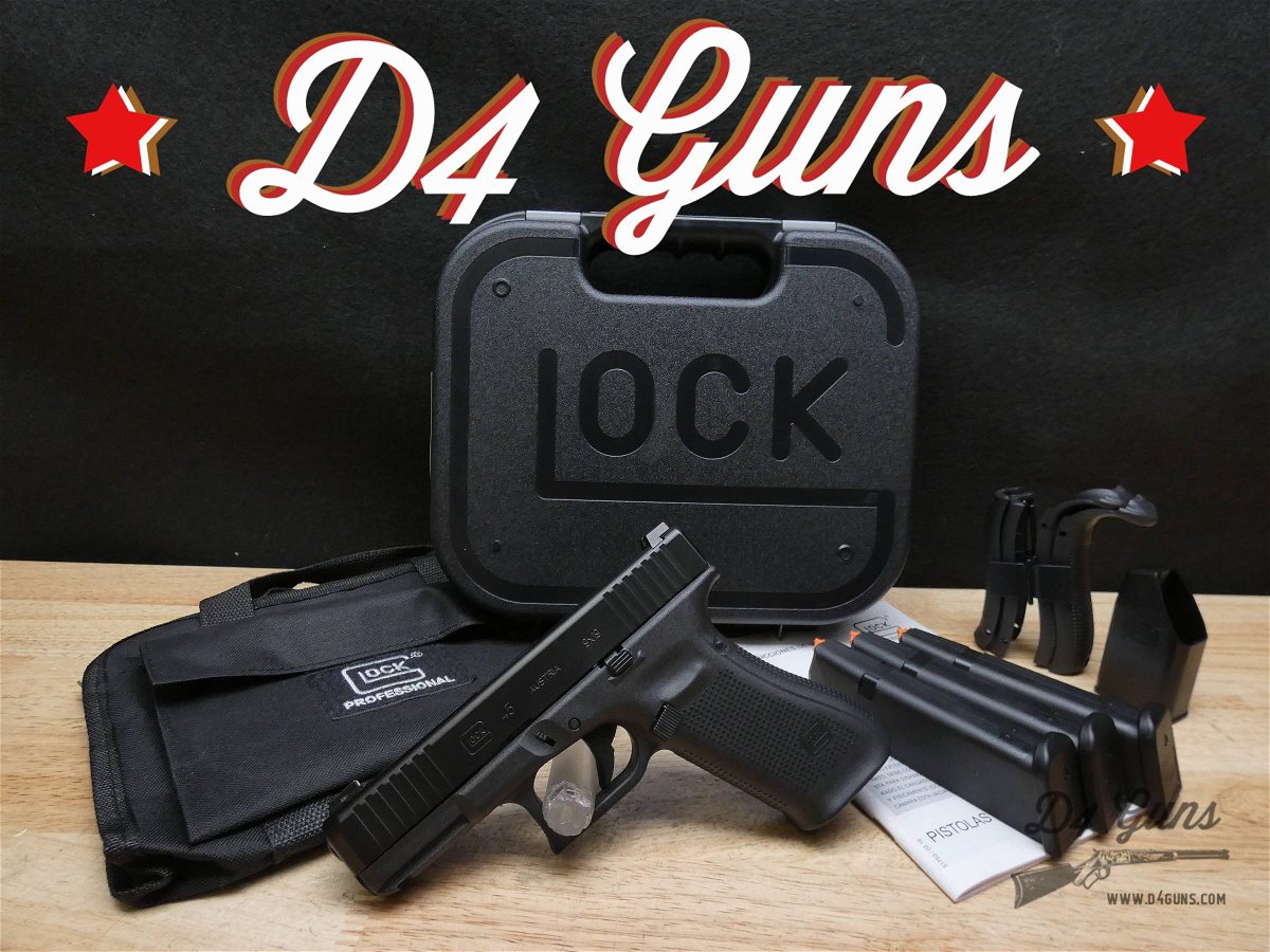  Glock 45 - 9mm - w/ 3 Mags & OG Case - G45 Gen 5 - Night Sights - Austria-img-0
