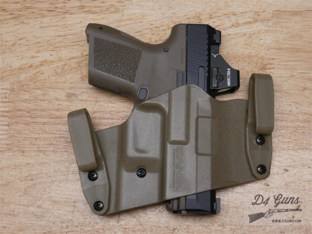 Canik Mete MC9 - 9mm - Holosun - FDE - Holster - Case - Two-Tone - Extras! -img-33