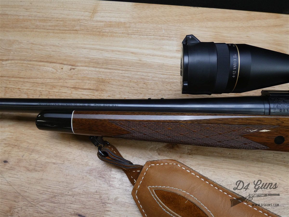 Remington 700 BDL Custom Deluxe - 7mm Rem Mag - Leupold 4-12 Scope -img-4