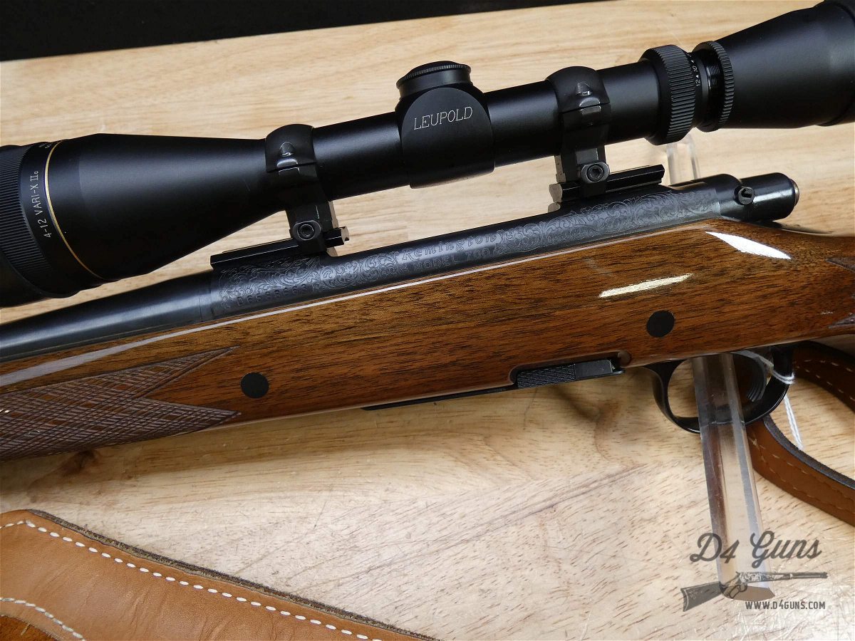 Remington 700 BDL Custom Deluxe - 7mm Rem Mag - Leupold 4-12 Scope -img-6