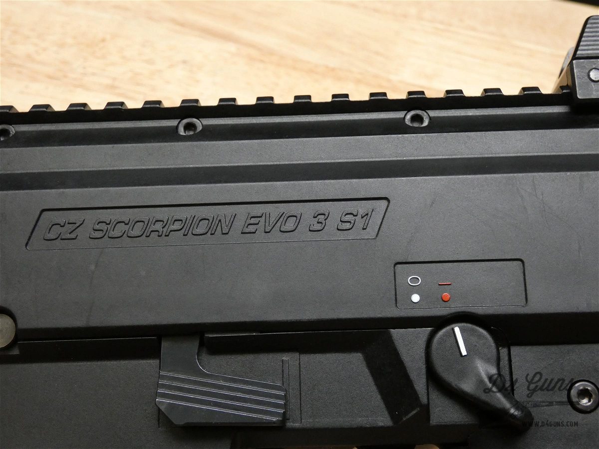 CZ Scorpion EVO 3 S1 - 9mm - MFG 2016 - 4 Mags & OG Box - Home Defense-img-7