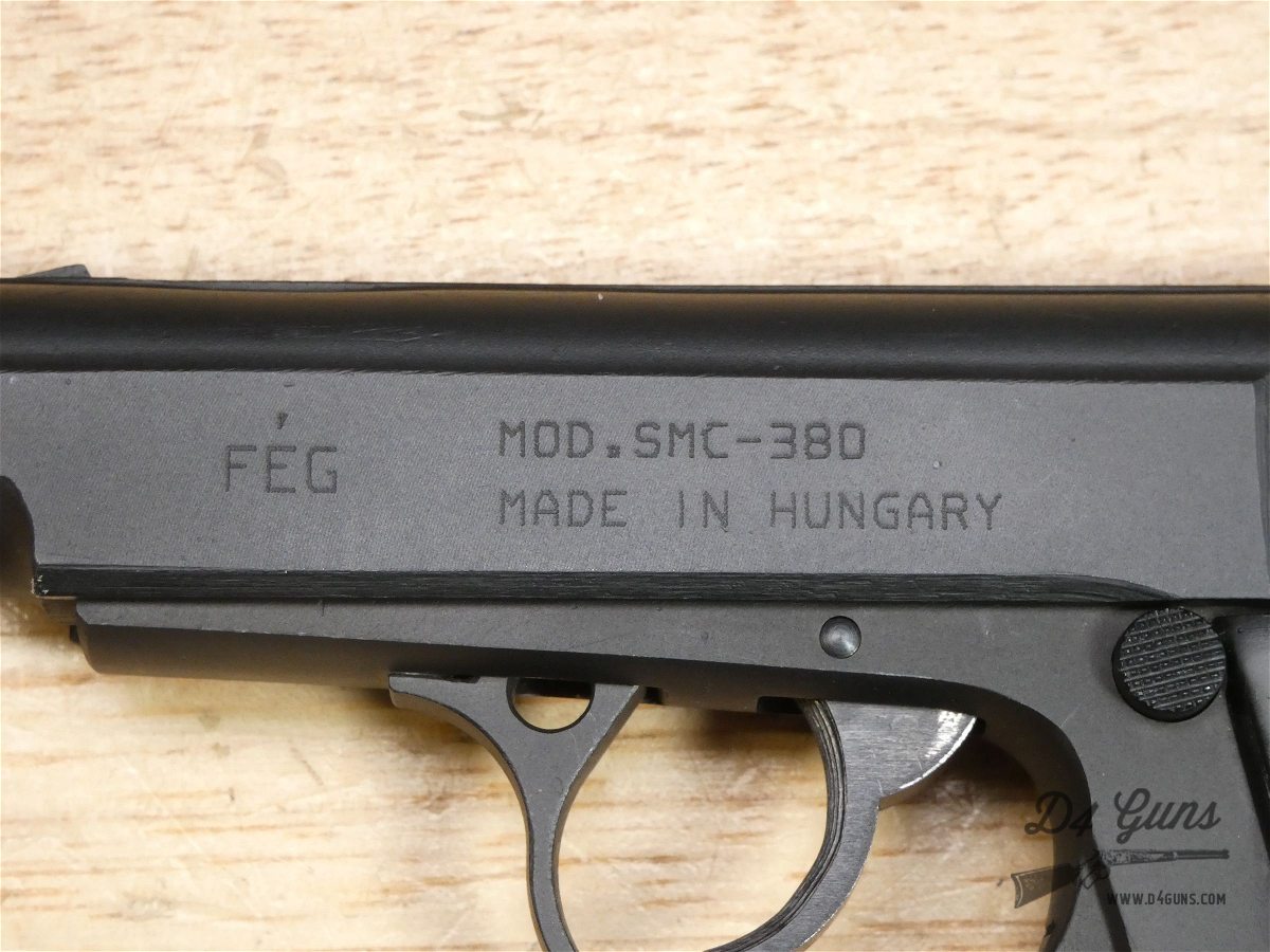 FEG Model SMC-380 - .380 ACP - Auto - w/ Mag & Manual - Hungary - PPK CLONE-img-18