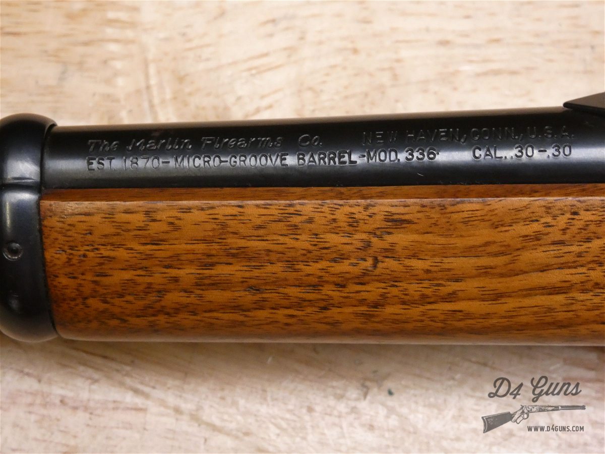 Marlin 336 - .30-30 WIN - MFG 1969 - Classic - JM Stamp - Leather Sling-img-6