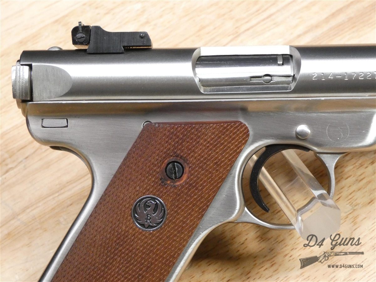 Ruger Mark II Target - .22 LR - MKII - OG Box & 2 Mags! - 1988 - Stainless-img-10