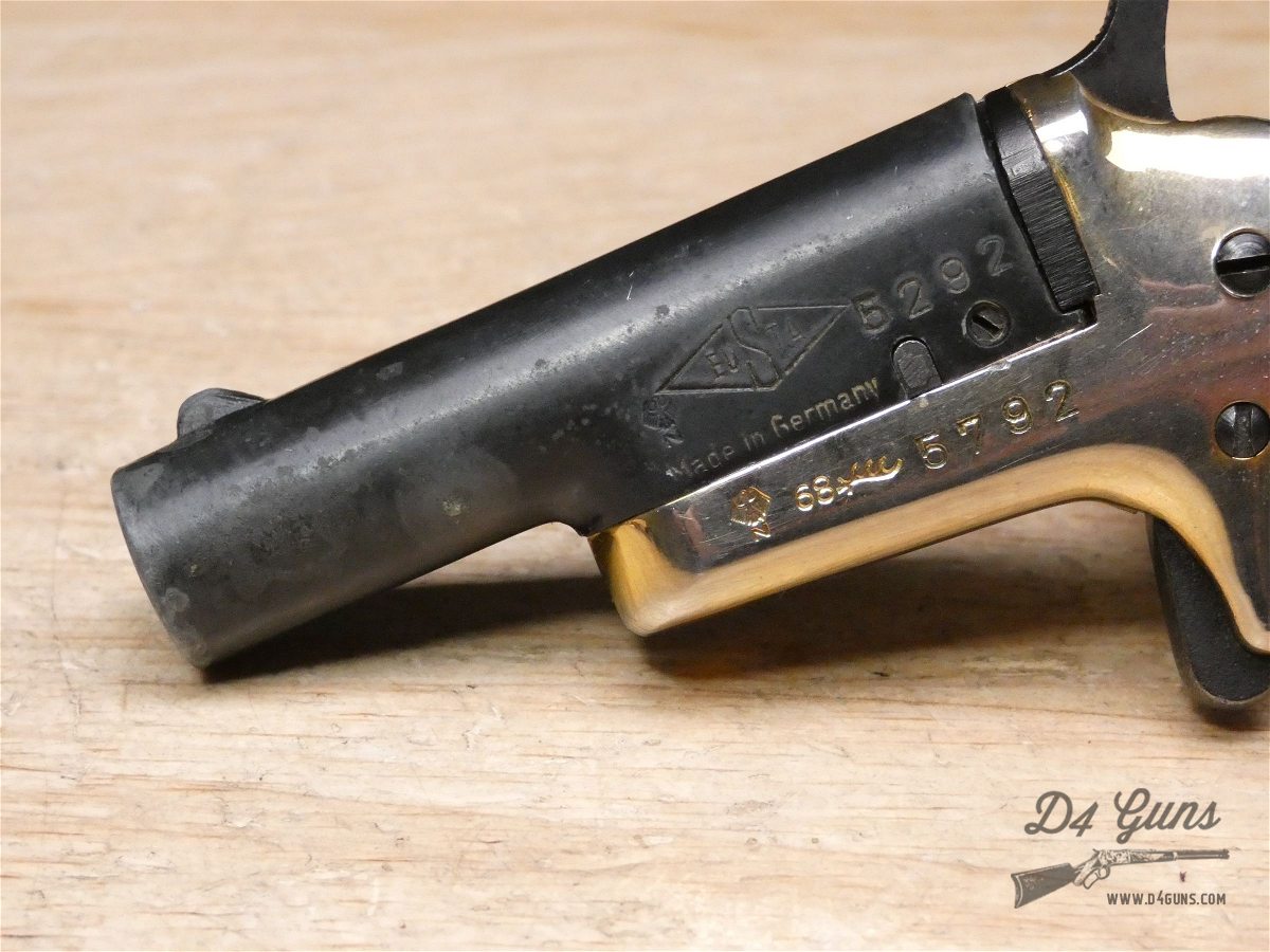 Eusta 1873 Single Shot Derringer - .22 LR - MFG 1968 - Made in Germany-img-2