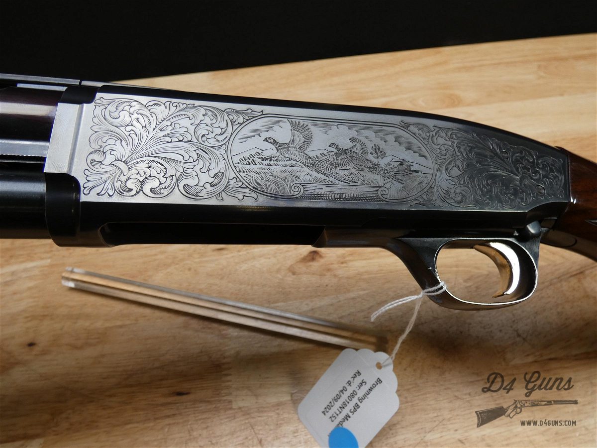 Browning BPS Medallion - 12ga - Engraved Receiver - Pump-Action-img-31